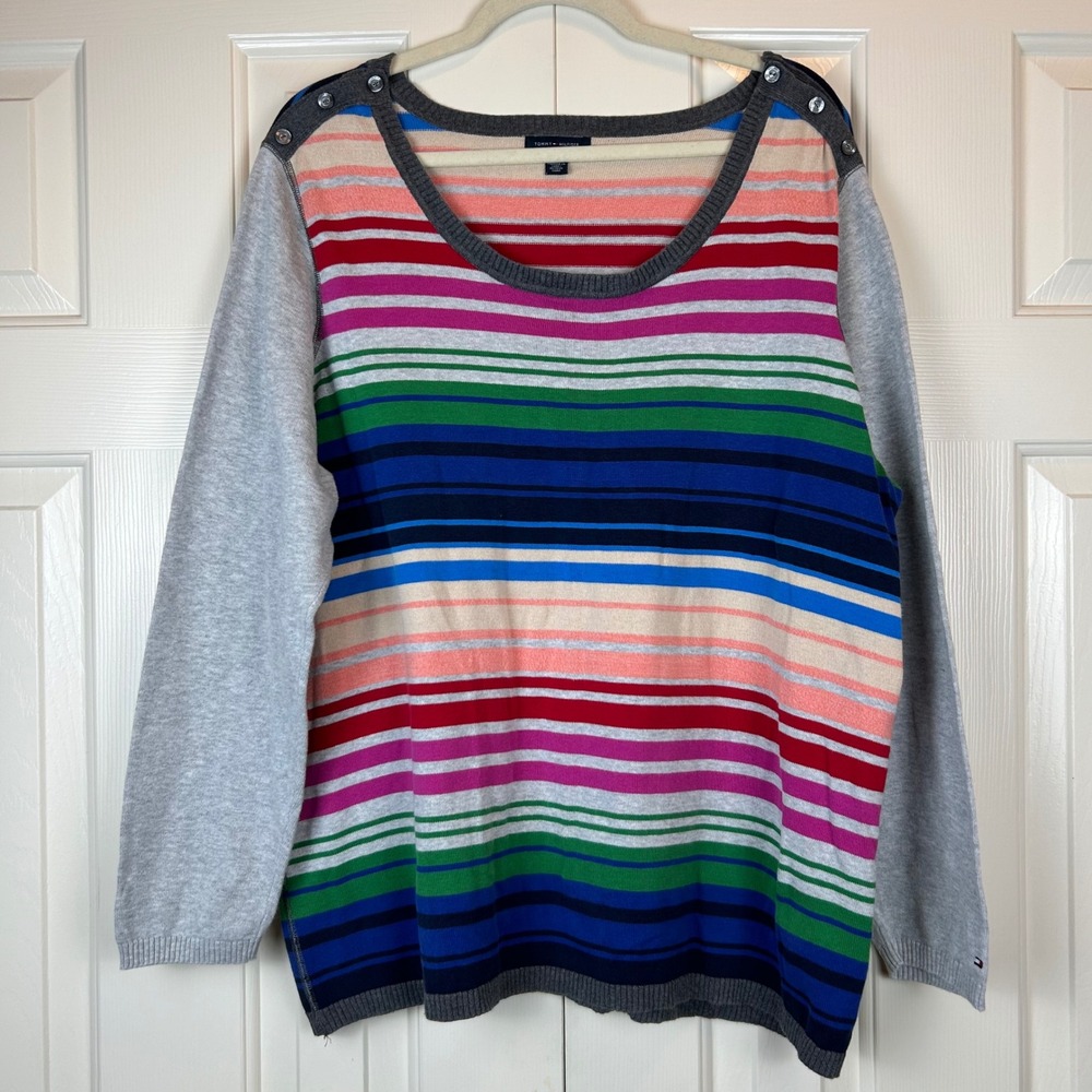 Tommy Hilfiger Striped Cotton Sweater